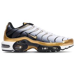 Men's - Nike Air Max Plus  - White/Black/Gold