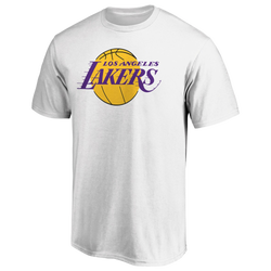 Men's - Fanatics Lakers Logo T-Shirt - White/White
