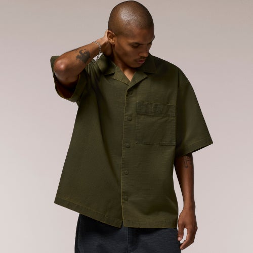 MENS - LCKR Edgemount Waxed Snap Front - Bright Gold/Olive