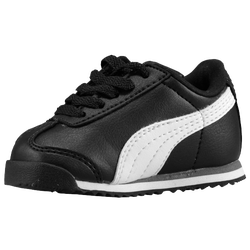 Boys' Toddler - PUMA Roma - Black/White/Puma Silver