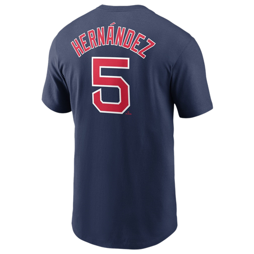 

Nike Mens Enrique Hernandez Nike Red Sox Player Name & Number T-Shirt - Mens Navy/Navy Size S