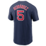 Nike Red Sox Player Name & Number T-Shirt - Men's Navy/Navy