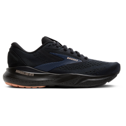 Women's - Brooks Adrenaline GTS 24 - Black/Peacoat/Peach