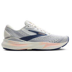 Women's - Brooks Adrenaline GTS 24 - Grey/Blue Ribbon/Peach