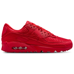 Men's - Nike Air Max 90 Premium  - University Red/Black