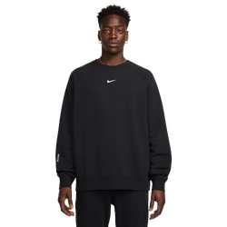 Men's - Nike NRG Nocta CS Fleece Crew  - Black/White