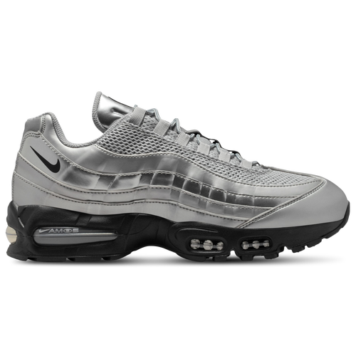 Nike Men's Air Max 95 OG Dimension - Running Shoes Size 10.5 - Black/University Red/Metallic Silver