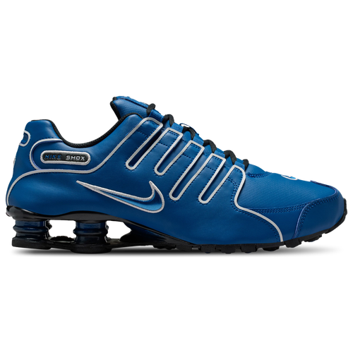 Nike Men's Shox NZ - Running Shoes Size 08.0 - White/Black/Court Blue