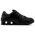 Nike Shox NZ  - Men's Black/Black/White