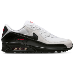 Men's - Nike Air Max 90  - White/Black/University Red