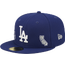 New Era Dodgers City Identity Fitted Cap - Men's Blue/White