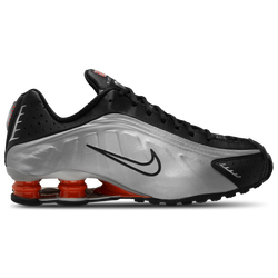 Men's - Nike Shox R4  - Metallic Silver/Metallic Silver/Picante Red