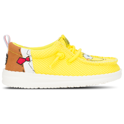 Shop Heydude Boys   Wally Funk Spongebob In Yellow/brown