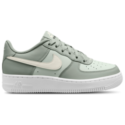 Boys' Grade School - Nike Air Force 1  - Silver/Sail