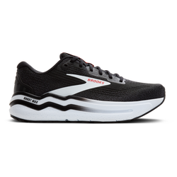 Men's - Brooks Ghost Max 2 - Black/White/Fiery Red