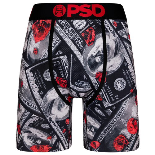 

PSD Mens PSD Blood Diamonds Underwear - Mens Grey/Black/Red Size M