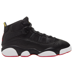 Boys' Preschool - Jordan 6 Rings - Black/University Red/White