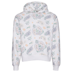 Men's - LCKR Based Fleece Pullover Hoodie  - Bright White Paisley