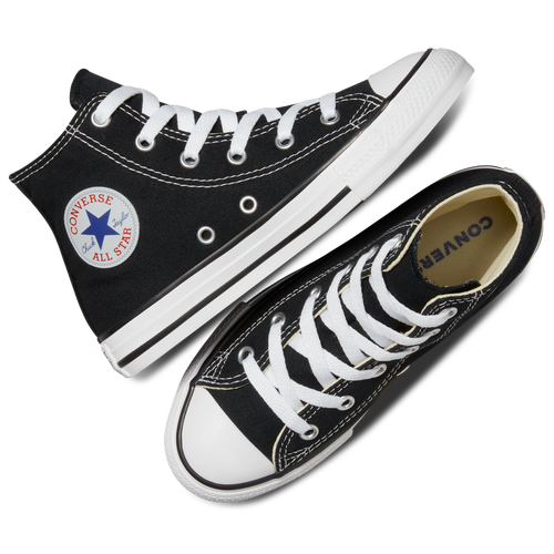 Kids black and white converse online