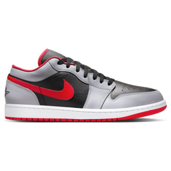 Men's - Jordan AJ 1 Low SE  - Red/Grey/Black