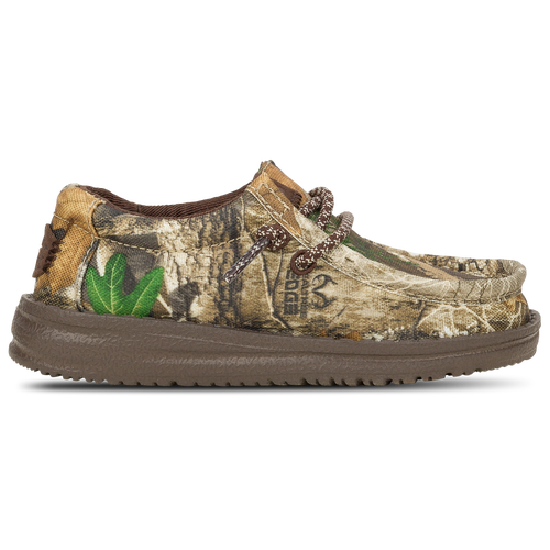 

HEYDUDE Boys HEYDUDE Wally Realtree - Boys' Toddler Basketball Shoes Green/Brown Size 5.0