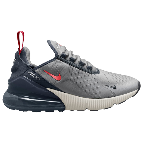 

Boys Nike Nike Air Max 270 - Boys' Grade School Shoe Grey/Navy/Red Size 06.0