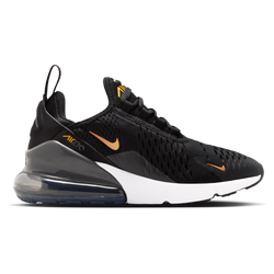 Boys' Grade School - Nike Air Max 270 - Black/Mtlc Copper/Laser Orange