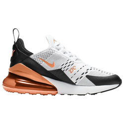Boys' Grade School - Nike Air Max 270 - White/Orange/Green