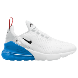 Boys' Grade School - Nike Air Max 270 - White/Pure Platinum/Light Photo Blue