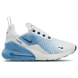 Boys' Grade School - Nike Air Max 270 - Off White/Court Blue/Dutch Blue
