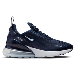 Boys' Grade School - Nike Air Max 270 - Obsidian/Cobalt Bliss/White