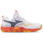 White/Fiery Coral