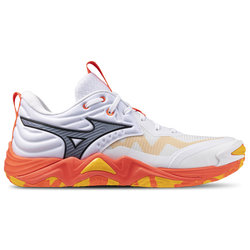 Men's - Mizuno Wave Momentum Elite - White/Fiery Coral