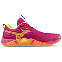 Men's - Mizuno Wave Momentum Elite - Pink Tetra/Fortune Yellow