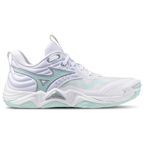 Mizuno Womens Wave Momentum Elite - Running Shoes - White / Blue Tint