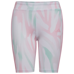 Girls' Grade School - adidas AOP Bike Shorts - Multi/Multi