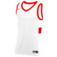 Nike Team Fadeaway Jersey - Men's White/Scarlet
