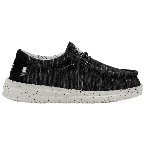 

HEYDUDE Boys HEYDUDE Wally Stretch - Boys' Toddler Shoes White/Black Size 07.0