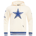 Pro Standard Cowboys Pullover Hoodie - Pro Standard Eggshell