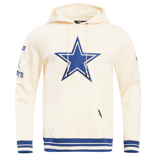 Pro Standard Cowboys Pullover Hoodie - Pro Standard Eggshell