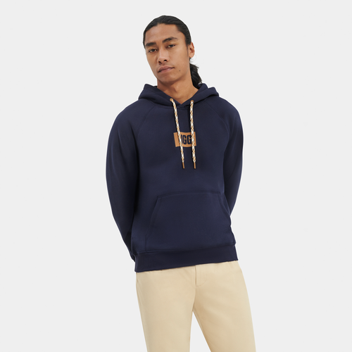 

UGG Mens UGG Plate Hoodie - Mens Navy Size S