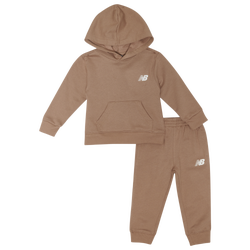 Boys' Infant - New Balance Fleece Set - Mushroom/Mushroom