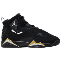 Girl jordans best sale black and gold