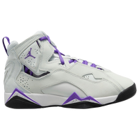 Grey and store purple jordans 7