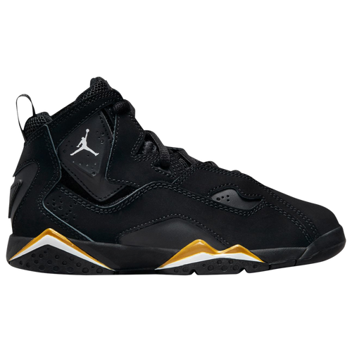 

Boys Preschool Jordan Jordan True Flight - Boys' Preschool Shoe Metallic Gold/White/Black Size 02.5