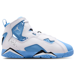 Boys' Preschool - Jordan True Flight - White/Carolina