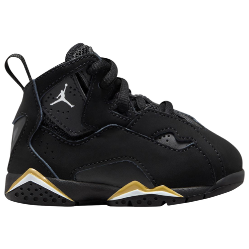 

Jordan Boys Jordan True Flight - Boys' Toddler Basketball Shoes Black/White/Metallic Gold Size 9.0
