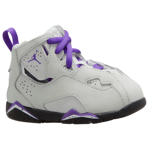 Jordan Kids' Girls  True Flight In Gray/purple