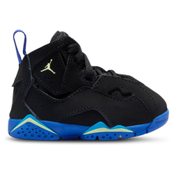 Boys' Toddler - Jordan True Flight - Black/Barely Volt/Hyper Royal