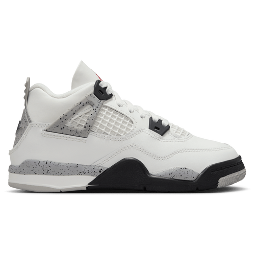 Jordan Pre School Retro 4 - SUMMIT WHITE/FIRE RED/TECH GREY
